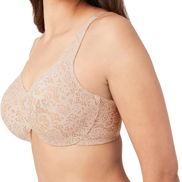 Wacoal Women's Halo Lace Full Coverage Underwire Bra - Picture 2 of 3